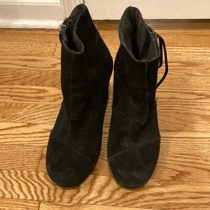 Toms wedge heel boots